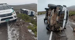 Tragedia en Arequipa: reportan una persona muerta y al menos 20 heridos por choque entre dos minivanes