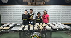 Pareja es detenida con 40 kilos de droga valorizados en más de S/ 100.000