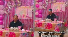 Peruano celebra cumpleaños con temática de Barbie y es furor en redes: "Tú puedes ser lo que quieras ser"