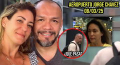 Jackson Mora responde eufórico a reportero de Magaly Medina tras llegar a Lima con Tilsa Lozano: “¿Qué quieres?”