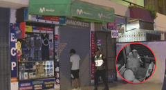 Serenos frustran robo en tienda de celulares y capturan a tres delincuentes en San Borja