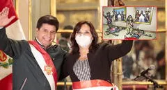 La traición nunca viene de un enemigo: Carlincatura refleja la inestabilidad tras la asunción de Dina Boluarte y la vacancia de Pedro Castillo