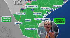 Alerta en Texas: gobernador Greg Abbott declara estado de emergencia por posibles inundaciones