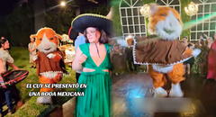 Cuy se presenta para animar una boda mexicana y en redes bromean: “El capibara lo dejó sin chamba en Perú”