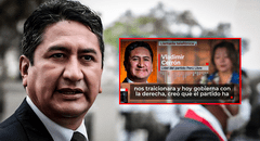 Vladimir Cerrón reaparece desde la clandestinidad y apunta contra el Gobierno de Dina Boluarte