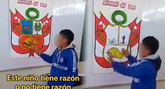 Escolar expone sobre elementos del escudo peruano y sorprende: “La cornucopia se está quedando sin riquezas por presidentes corruptos”