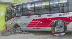Extorsionadores matan a balazos a conductor de la empresa Acuarius en SMP mientras transportaba pasajeros