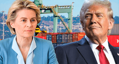 La Unión Europea está preparada para responder a los aranceles de Trump, advirtió Von der Leyen
