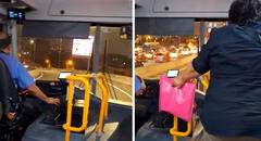 Chofer de El Rápido se equivoca de ruta en su primer día de trabajo y termina en la pista de la Línea Amarilla de Lima