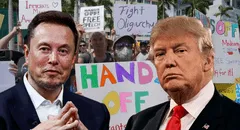 Protestas de "Manos Fuera" en Nueva York contra los aranceles de Trump: "Afectará a mucha gente"