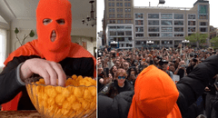 El 'Cheeseball guy' que comió 700 chizitos y ahora lo quieren como alcalde de Nueva York: "Volvió a su casa convertido en héroe"