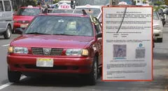 Taxista peruano sorprende al colocar emotivo cartel en su unidad: “No me hagas daño, me esperan en casa”