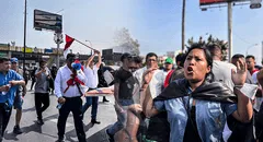 ¿Cómo va el paro de transportistas HOY 10 de abril? Últimas noticias sobre la marcha hacia el Congreso EN VIVO
