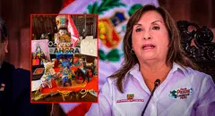 Revelan nueva foto del celular de Dina Boluarte: escultura de santo y estampas llenan su oficina