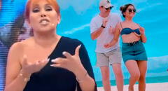 Magaly Medina tilda de "patán" a Paco Bazán y lo confronta tras irse del Perú con Susana Alvarado: "Poses de divo"