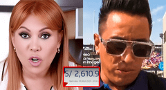 Christian Cueva muestra depósitos que realizó para sus hijos, pero Magaly Medina nota grave error: "Oportunistas"