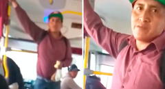 Peruano desenmascaró las mentiras de hombre que pedía dinero en bus de Lima: “Dijiste que eras constructor, ahora eres pescador”