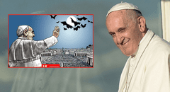 Papa Francisco: Carlincatura retrata que el sumo pontífice trabajó hasta el último día para alejar los males de la Iglesia