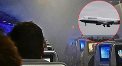 Vuelo de British Airways aterriza de emergencia en Boston tras impactar con un ave y llenar la cabina de humo