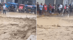 Amazonas: desborde de quebrada Cachimay causa graves daños y deja a decenas de pobladores afectados