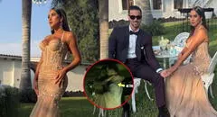 Melissa Paredes se excede con el alcohol y sale en brazos de Anthony Aranda tras boda de Alejandra Baigorria