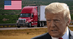 Donald Trump firmó orden que obliga a camioneros en EEUU a dominar el idioma inglés en 2025