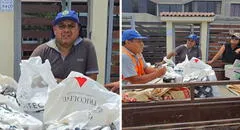 Obrero peruano habla inglés sin problemas al ser consultado sobre servicio de carga: "What time?"
