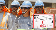 El 2 de mayo no es feriado en Perú, pero ciertos trabajadores sí disfrutarán de un día libre: ¿quiénes son y qué dice la ley?