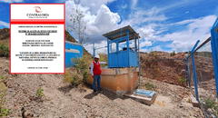 Despilfarro: más de medio millón de soles gastaron en un proyecto de agua potable que solo funcionó dos meses