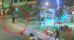 Balean a taxista en parque de Independencia: manejó herido hasta comisaría pidiendo auxilio