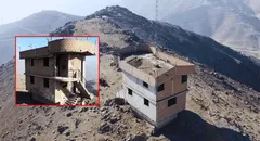 La casa de 3 pisos ubicada en un cerro de Comas que está abandonada hace 10 años: "tiene un sótano, un cerco eléctrico y rejas"