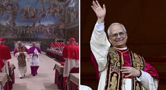 Así celebraron los cardenales la elección del nuevo papa León XIV dentro de la Capilla Sixtina