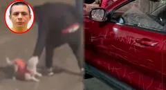Vecinos atacan auto del padre de hombre que mató a perrita en Trujillo y exigen justicia por la muerte de la mascota