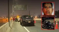 En San Martín de Porres: policía de civil muere tras caer de su moto en la vía expresa Línea Amarilla
