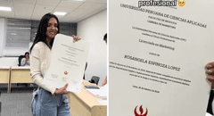 Rosángela Espinoza presume su título de licenciada y lanza mensaje a sus detractores: “Que empiece el hate”