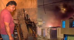 Hombre incendia taller mecánico de su vecino en Surco y lo deja en la ruina: "No se ha salvado nada"