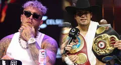 Jake Paul amenaza con arrebatarle títulos mundiales al 'Zurdo' Ramírez: "De YouTube al campeonato del mundo"