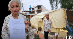 Adulta mayor vive en una casa de papel en Surco desde hace 7 años, tras ser desalojada por sus hermanos: podría perderlo todo