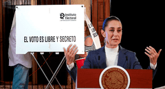 Sheinbaum respalda elecciones judiciales del 1 de junio, pese a críticas: "En el Poder Judicial hay mucha corrupción"
