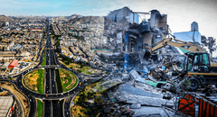 Tras 30 años, inician demolición de predios para dar paso a la autopista del Anillo Vial Periférico