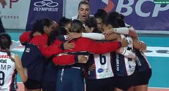 ¡San Martín fuerza un extra-game! Venció 3-0 a Universitario por el tercer lugar de la Liga Peruana de Vóley 2024-25
