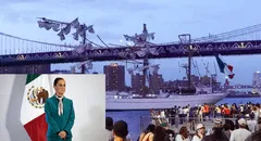 Sheinbaum lamenta muerte de marinos tras choque del buque Cuauhtémoc en Nueva York y agradece apoyo de Eric Adams: "Nuestra solidaridad"