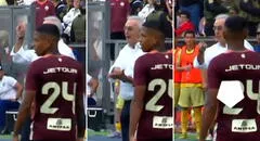¿Contra el árbitro? El polémico gesto de Jorge Fosatti en derrota de Universitario ante Juan Pablo II