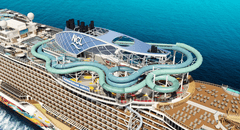 Crucero Norwegian Aqua sorprende con la primera montaña rusa acuática en altamar
