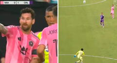 Pedro Gallese se 'avivó' mientras Lionel Messi reclamaba al árbitro y brindó una genial asistencia para la goleada de Orlando City