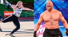 Mya, la hija de Brock Lesnar que arrasa con la competencia en el atletismo universitario de Estados Unidos