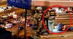 Feroz balacera en la Vía Expresa deja un coronel herido tras persecución a delincuentes