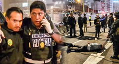Balacera en Vía Expresa: preciso momento del enfrentamiento que dejó policías heridos