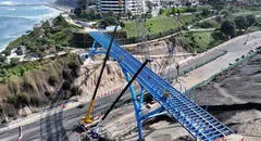 Empieza el armado del puente de vidrio turístico que unirá Miraflores y Barranco: tendrá ciclovía