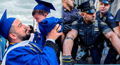 Joven recién graduado fue perseguido por la Policía de Nueva York por llevar a su bebé a la ceremonia: no logró recibir su diploma